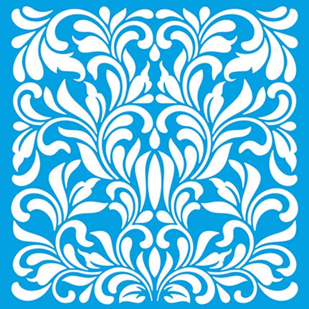 Stencil Litoarte 20x20 STXX-070 Adamascado - Palácio da Arte