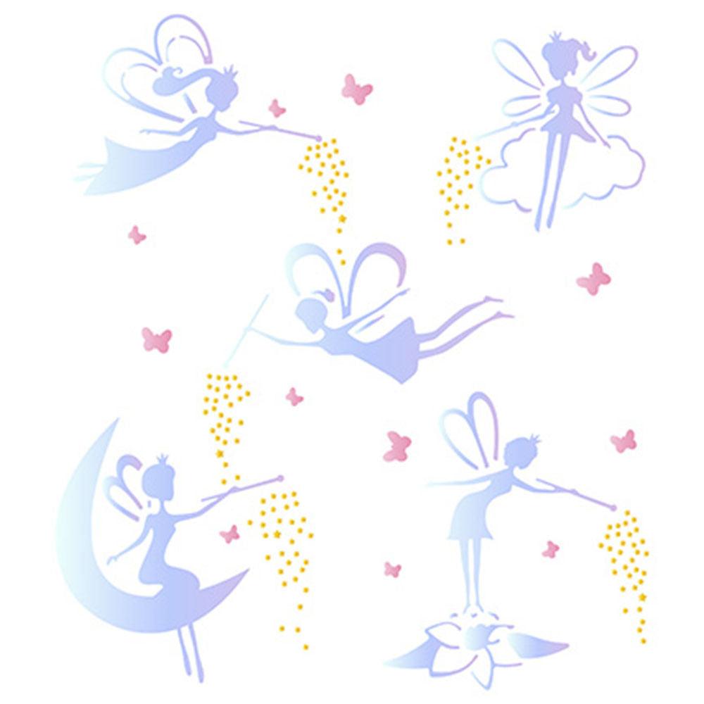 Stencil Litoarte 20x20 STXX-094 Fadinhas - Palácio da Arte