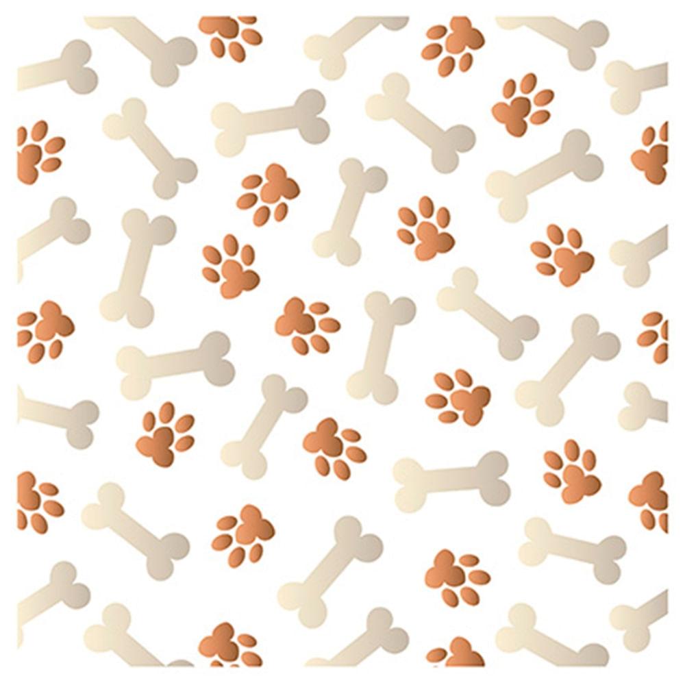 Stencil Litoarte 20x20 STXX-105 Estampa de Ossos e Patas - Palácio da Arte