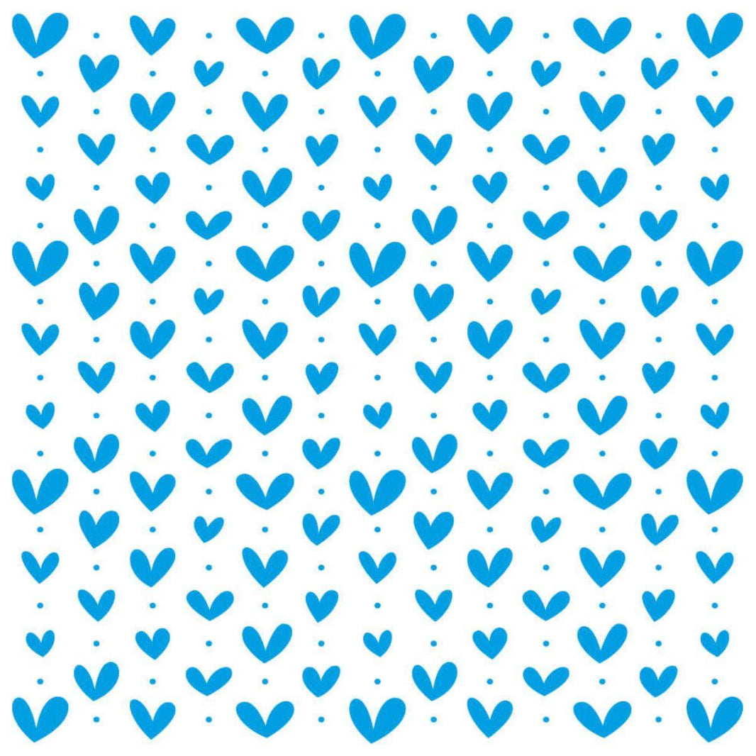 Stencil Litoarte 20x20 STXX-275 Coração I - Palácio da Arte