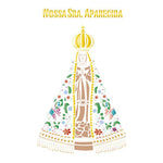Stencil Litoarte 21x34 ST-006 Nossa Senhora Aparecida - Palácio da Arte