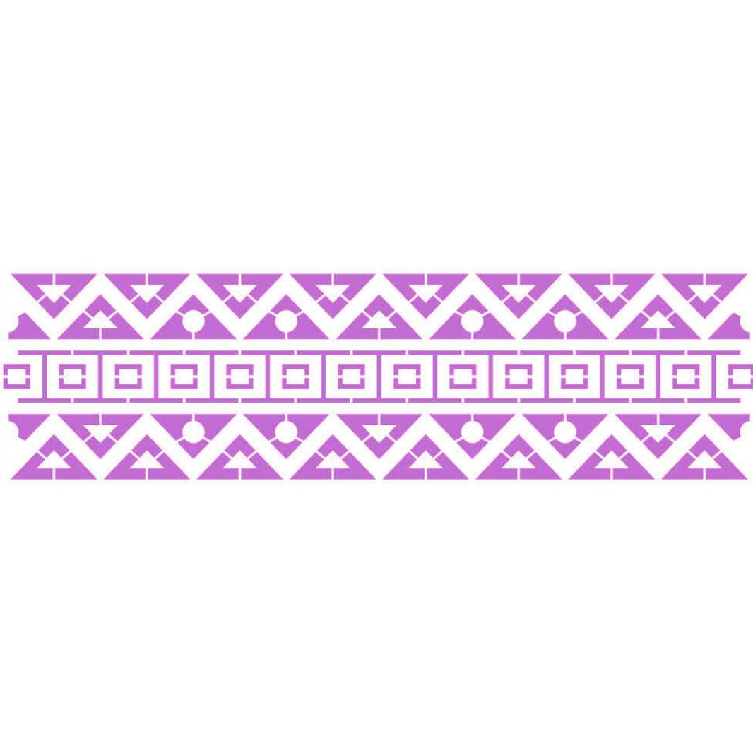 Stencil Litoarte 8x28 STE-404 Tripal - Palácio da Arte