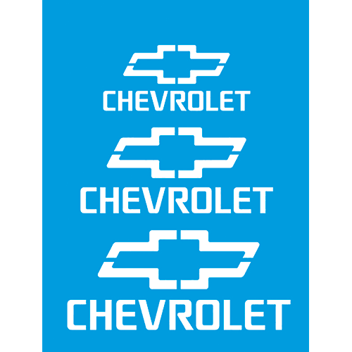 Stencil Litocart 20x15 LSM-197 Marca Chevrolet - Palácio da Arte