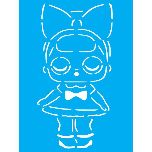 Stencil Litocart 20x15 LSM-251 Boneca Lol II - Palácio da Arte