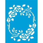 Stencil Litocart 20x15 LSM-257 Guirlanda de Rosas - Palácio da Arte