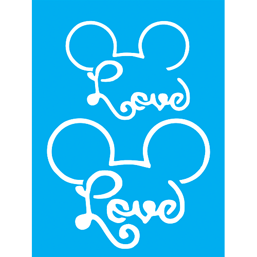 Stencil Litocart 20x15 LSM-268 Love Ratinho - Palácio da Arte