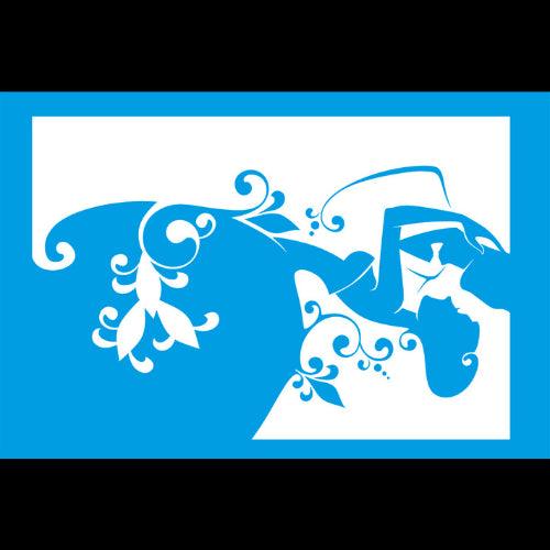 Stencil Litocart 30x20 LSS-002 Homem e Mulher - Palácio da Arte