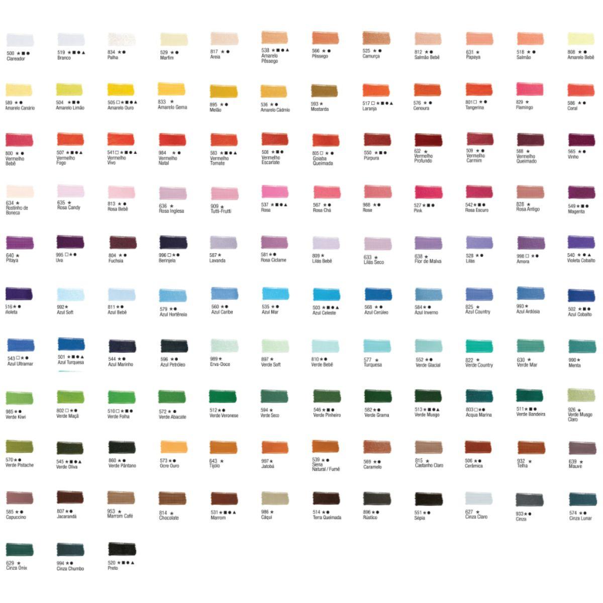 Tinta Tecido Acrilex 37ml Fosca Outlet - Palácio da Arte