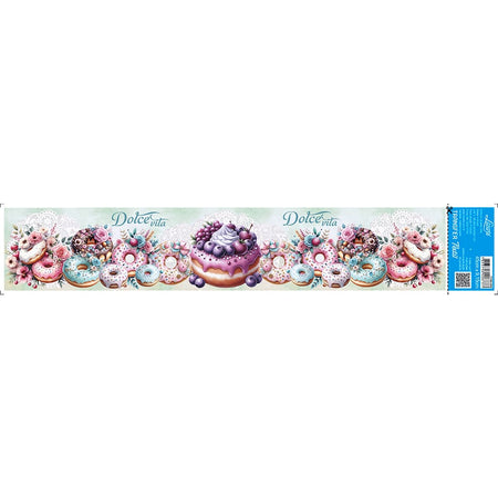Transfer Têxtil 45x9,5cm TTB6-068 Barra Dolce Vita