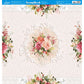 Papel Scrapbook Litoarte SD-1330 Rosas 30,5x30,5cm