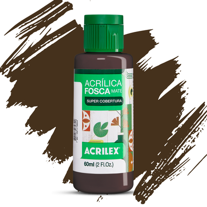 Kit 12 Tintas Acrílica Fosca Acrilex 60ml Nature Colors
