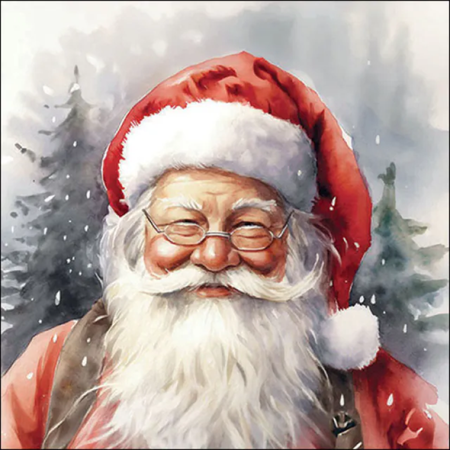 Guardanapo de Papel Decoupage 33x33 Natal Happy Santa Claus 33319075