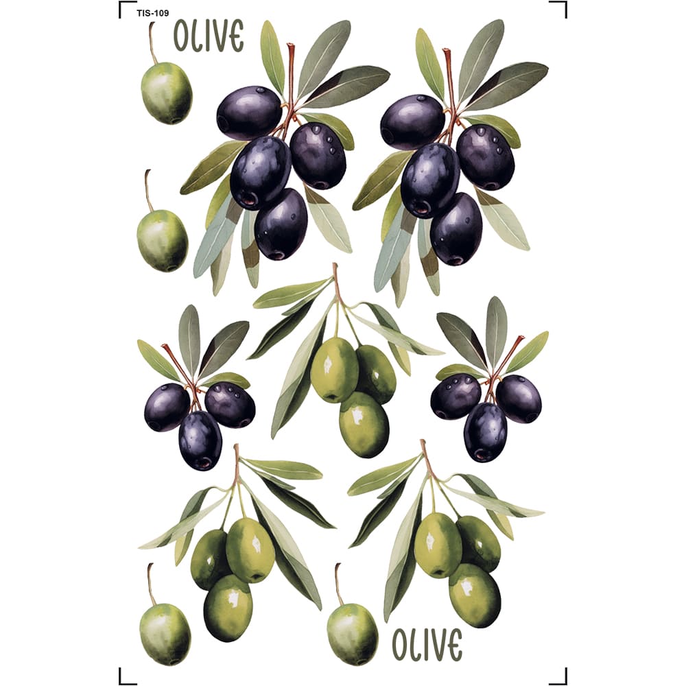 Transfer de Imagem 9,8x15cm TIS-109 Olive