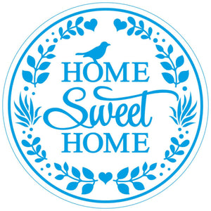 Carimbo em E.V.A Litoarte CAL-006 Home Sweet Home 11,5x11,5cm