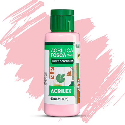 Kit 8 Tintas Acrílica Fosca Acrilex 60ml Nature Colors