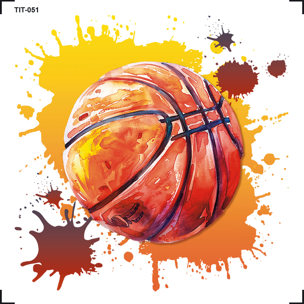 Transfer de Imagem 8x8cm TIT-051 Basquete