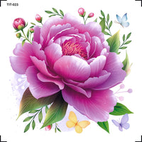 Transfer de Imagem 8x8cm TIT-023 Flor Roxa