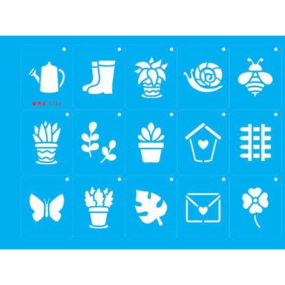 Stencil OPA 15x20 3746 Chaveirinho Jardim