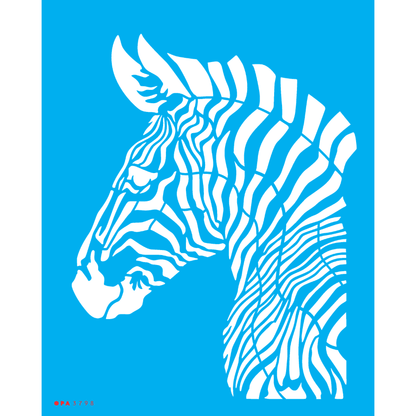 Stencil OPA 20x25 3798 Animais Zebra