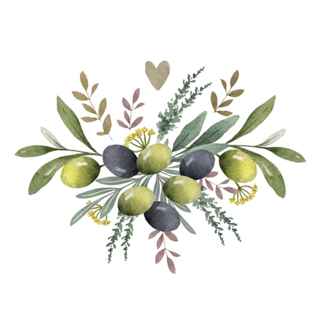 Guardanapo de Papel Decoupage 33x33 PPD Olives e Herbs 133002430