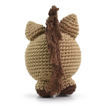 Kit Meu Primeiro Amigurumi Bicho Bola 2 Cor 01 Cavalo Tom