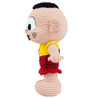 Kit Amigurumi Turma da Mônica Círculo Cor 05 Cascão