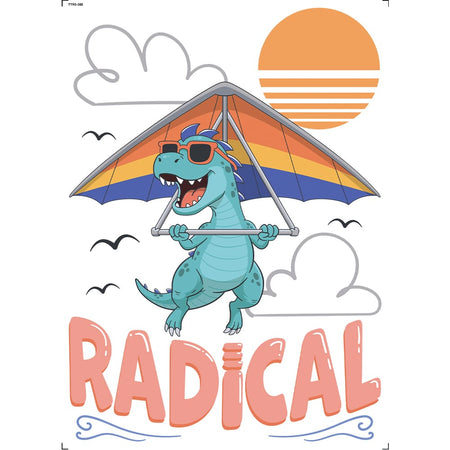 Transfer Têxtil 20x27,5cm TTR6-088 Radical Dino