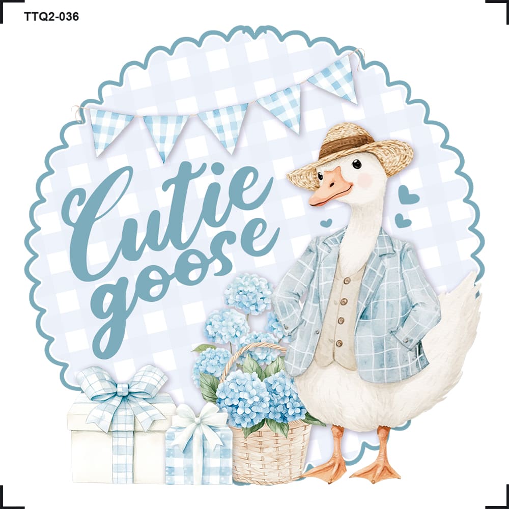 Transfer Têxtil 8x8cm TTQ2-036 Cutie Goose
