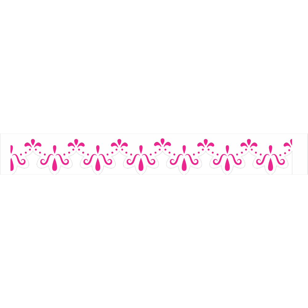 Stencil OPA 4x30 3689 Renda Bordado Pingente