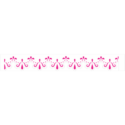 Stencil OPA 4x30 3689 Renda Bordado Pingente