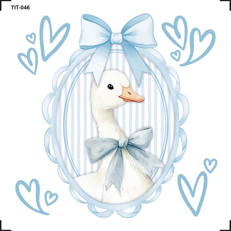 Transfer de Imagem 8x8cm TIT-046 Goose Blue