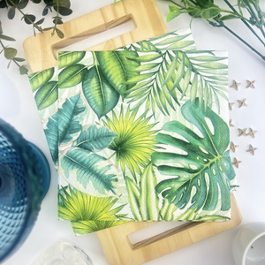 Guardanapo de Papel Decoupage 33x33 Folhas Tropicais 13310940