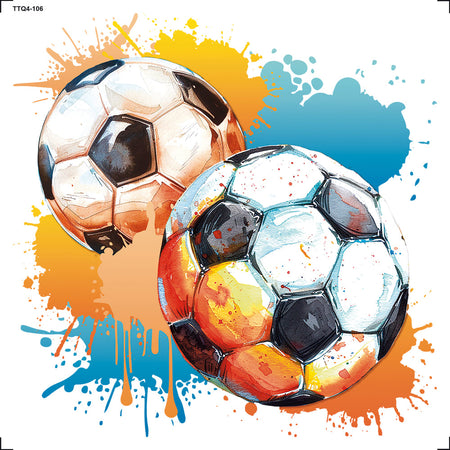 Transfer Têxtil 13,5x13,5cm TTQ4-106 Futebol