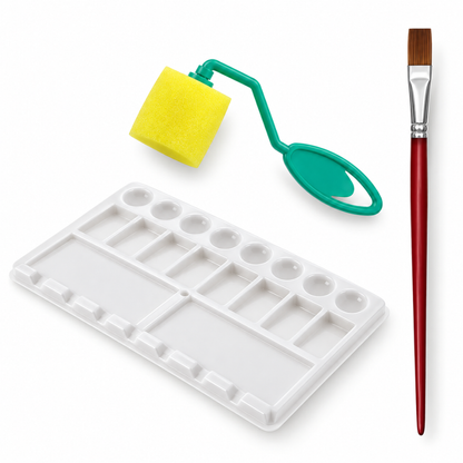Kit Básico para Pintura Condor (Rolinho, Pincel, Paleta) 599
