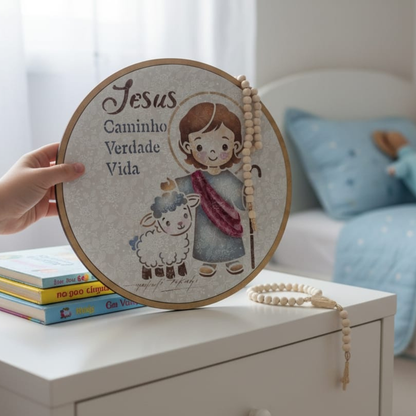 Stencil OPA 15x20 3776 Religião Menino Jesus