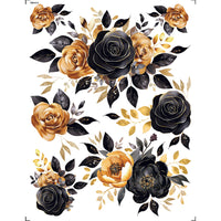 Transfer Litoarte 15x19,5cm TIM-013 Flor Dourada