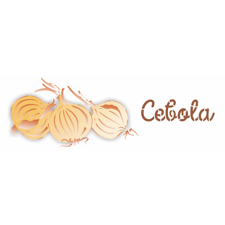 Stencil OPA 10x30 3727 Feirinha Tempero Cebolas