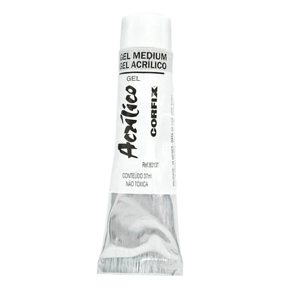 Gel Médium Acrílico Corfix 37ml | Auxiliar para Pintura