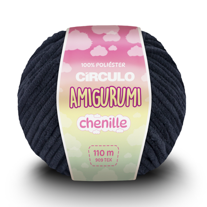 Fio Amigurumi Chenille Circulo 100g com 110m