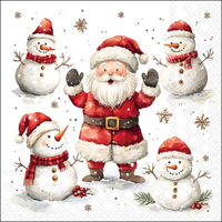 Guardanapo de Papel Decoupage 33x33 Natal Jolly Friends 33321000