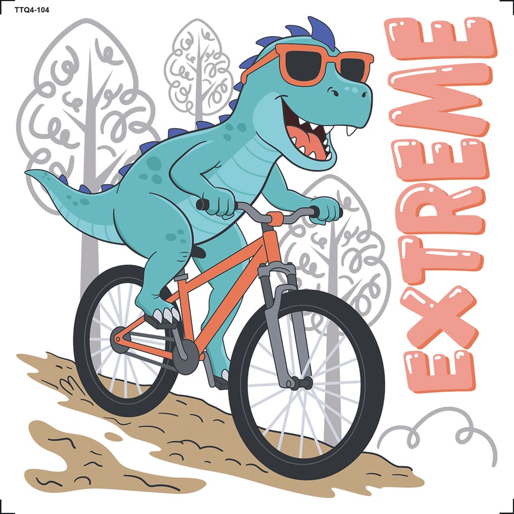 Transfer Têxtil 13,5x13,5cm TTQ4-104 Extreme