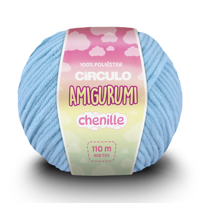 Fio Amigurumi Chenille Circulo 100g com 110m