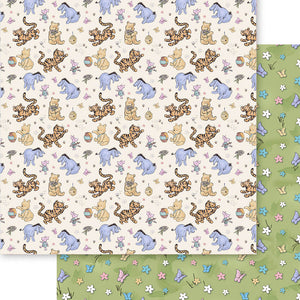 Papel Scrapbook Litoarte SD-1372 Urso Doce Mel 30,5x30,5cm