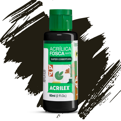 Tinta Acrílica Fosca Acrilex 60ml Nature Colors Alta Cobertura