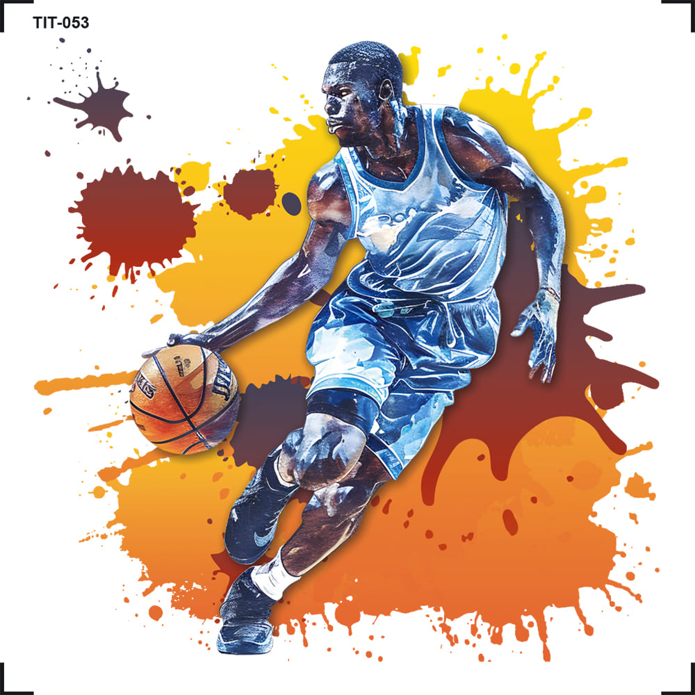 Transfer de Imagem 8x8cm TIT-053 Basquete