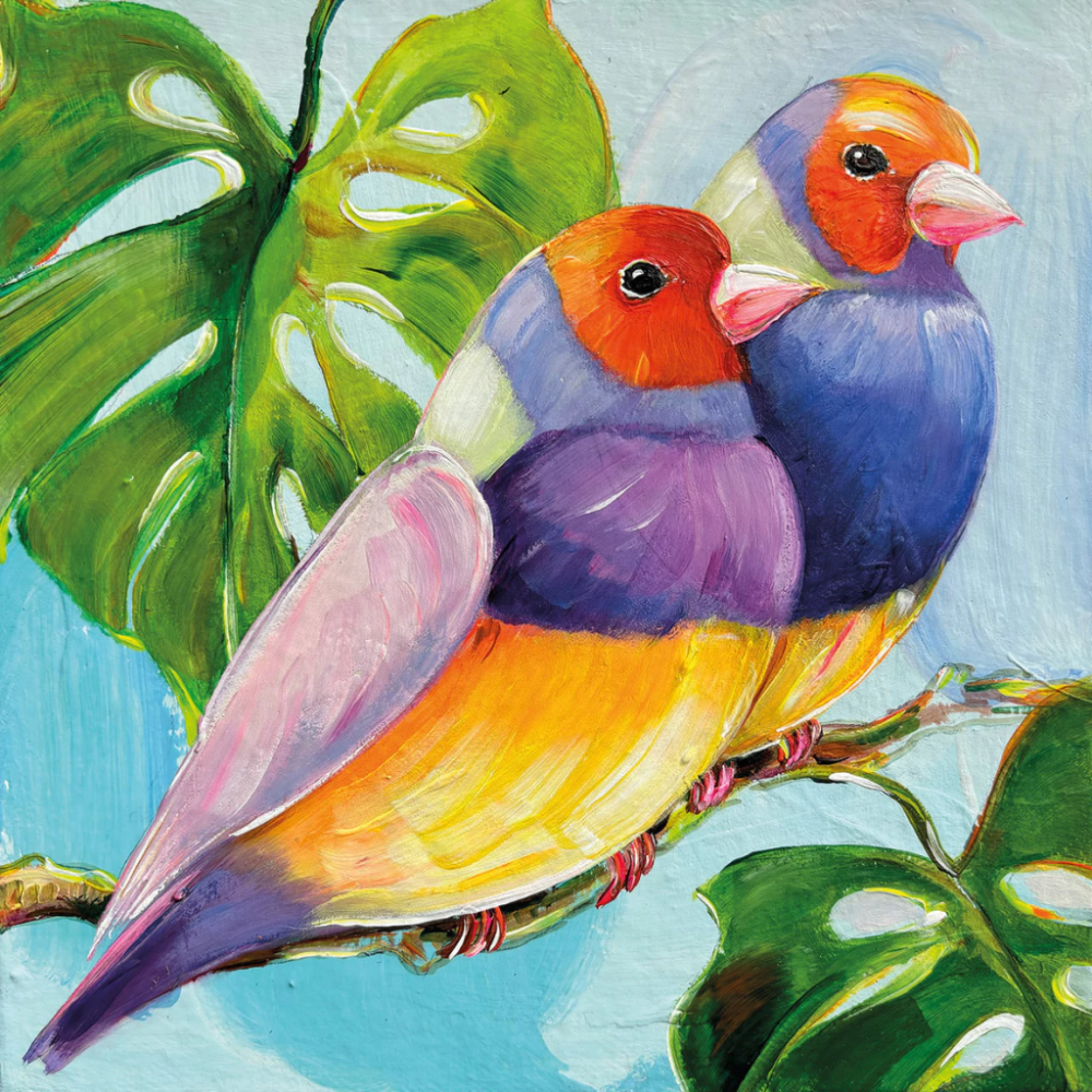 Guardanapo de Papel Decoupage 33x33 PPD Conversation Tropica 133003308