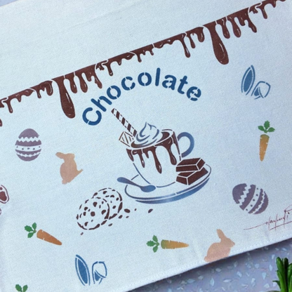 Stencil OPA 20x25 3777 Culinária Xícara de Chocolate