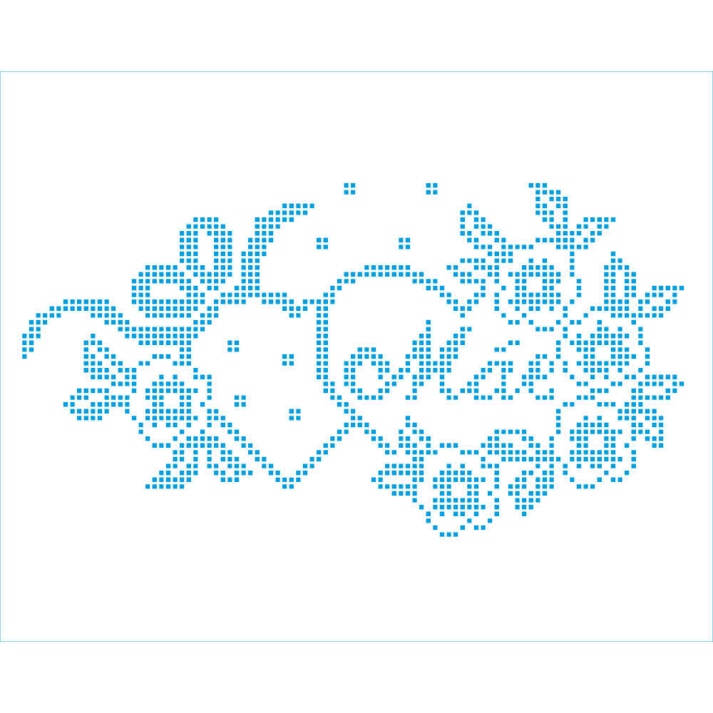 Stencil Litoarte 25x20 STR-311 Ponto Cruz Mãe