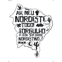 Transfer Têxtil 20x27,5cm TTR6-090 A meu Nordeste