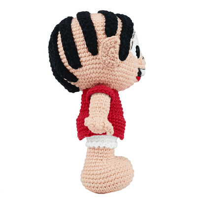 Kit Amigurumi Turma da Mônica Círculo Cor 01 Mônica